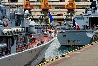 Франзузский фрегат «La Fayette» в Одессе (Черное море)-7