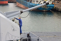 Франзузский фрегат «La Fayette» в Одессе (Черное море)-17