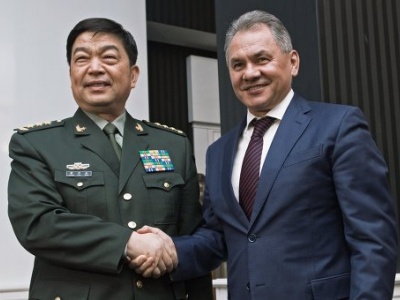 Сергей Шойгу и министр обороны Китая