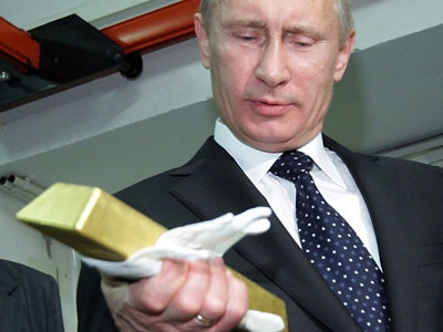 Золото России в руках Путина