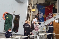 Франзузский фрегат «La Fayette» в Одессе (Черное море)-13
